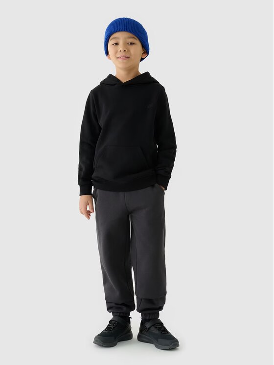 4F 4F Mikina 4FJWMM00TSWSM1292-20S Čierna Regular Fit