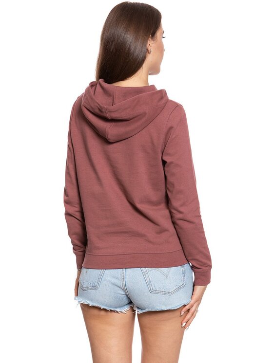 Mustang Mustang Bluza BELLA H STRUCTURE Brązowy Regular Fit