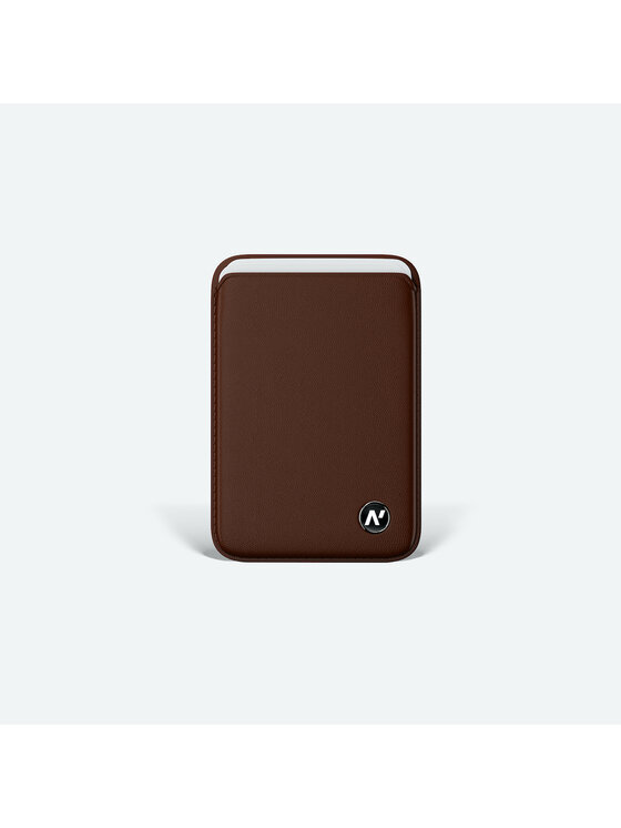 napo gloves napo gloves Etui na karty kredytowe iPhone 13, 14, 15, 16 Brązowy
