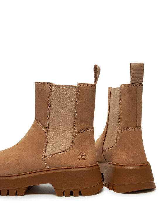 Timberland Timberland Kotníková obuv s elastickým prvkem Mid Pull On Boot TB0A6FCHEN71 Béžová
