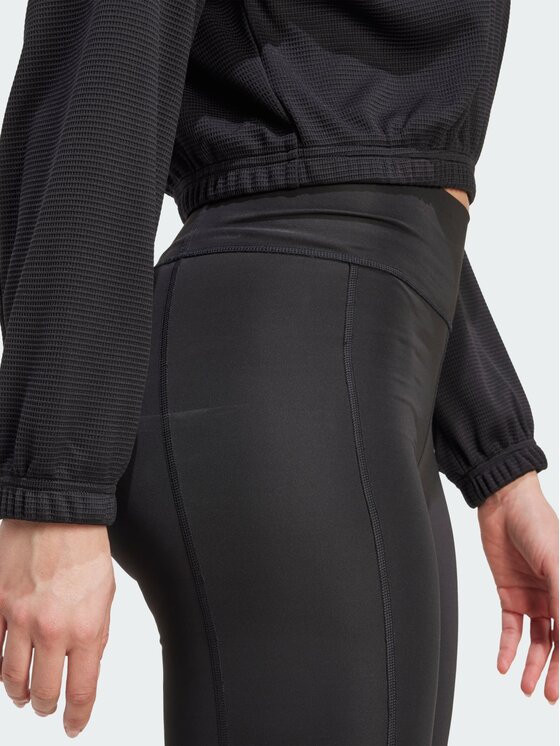adidas adidas Bluza Yoga Cover-Up Czarny Loose Fit