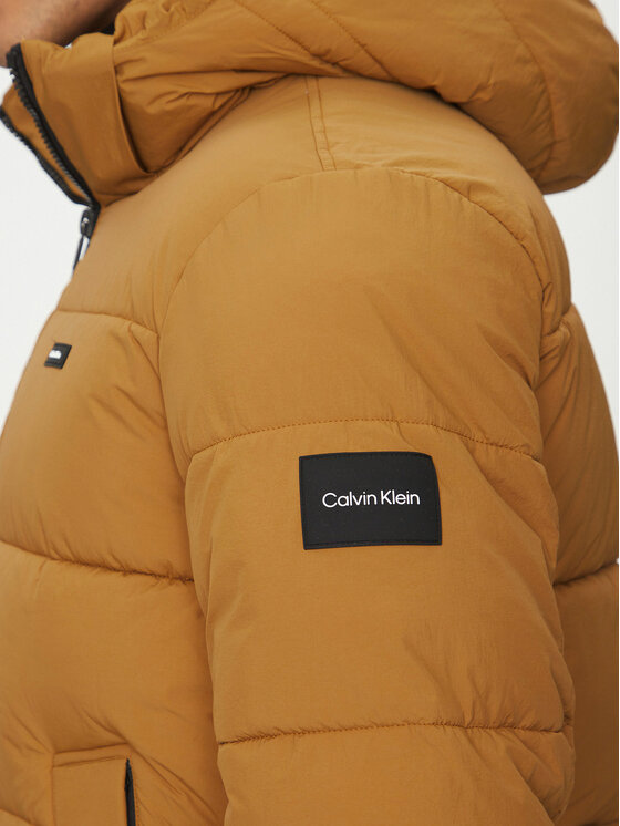 Calvin Klein Calvin Klein Zimska jakna Crinkle K10K110336 Smeđa Regular Fit