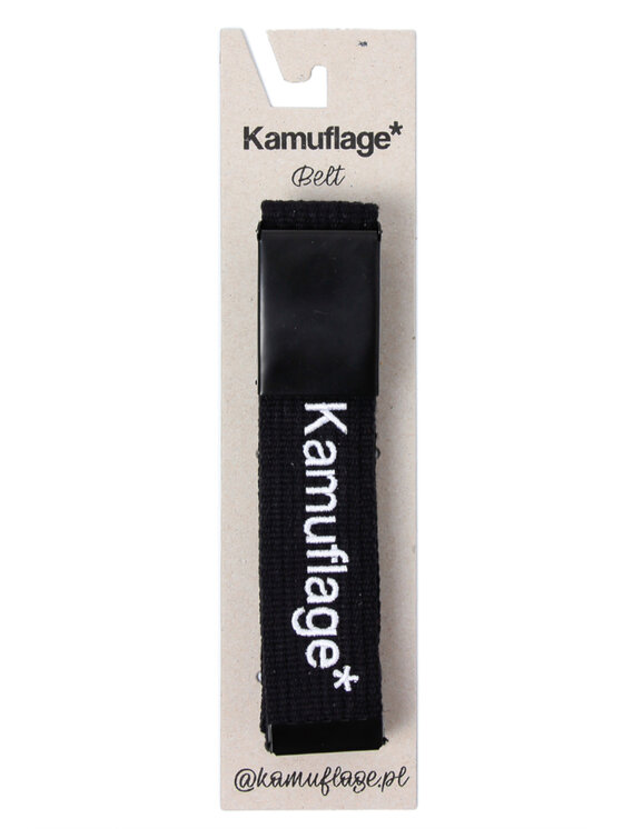 Kamuflage Kamuflage Pasek Męski Classic Czarny