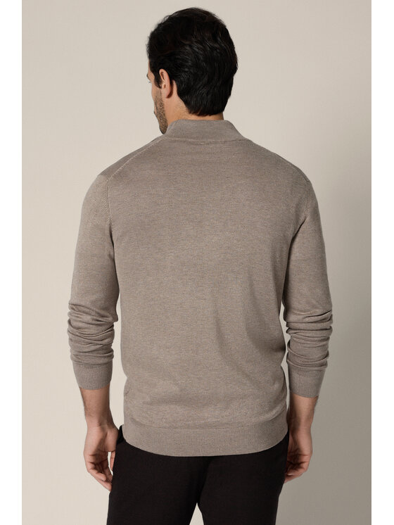 Lancerto Lancerto Sweter Riki SW073225000053 Beżowy Regular Fit