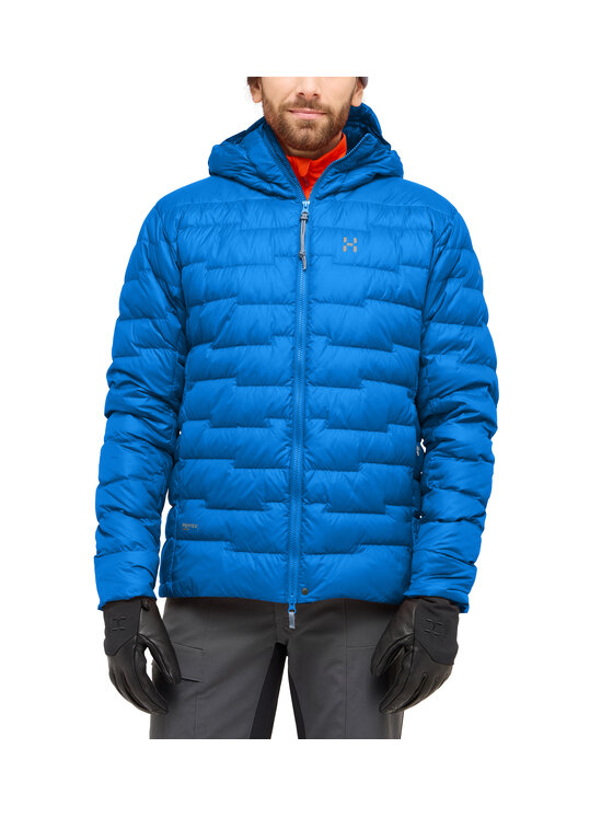 Haglöfs Haglöfs Kurtka puchowa Roc Flash Down Hood Men Błękitny Regular Fit