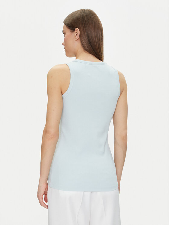 BOSS BOSS Marškinėliai C-Ematite 50536985 Žydra Slim Fit