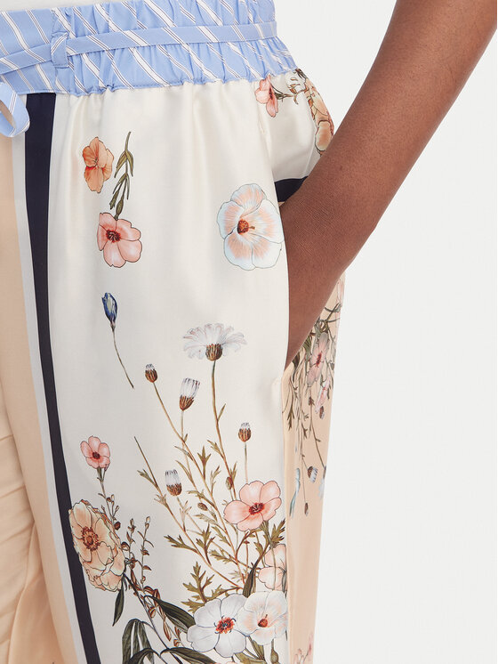 Liu Jo Liu Jo Штани з тканини WA6358 T2555 Бежевий Relaxed Fit