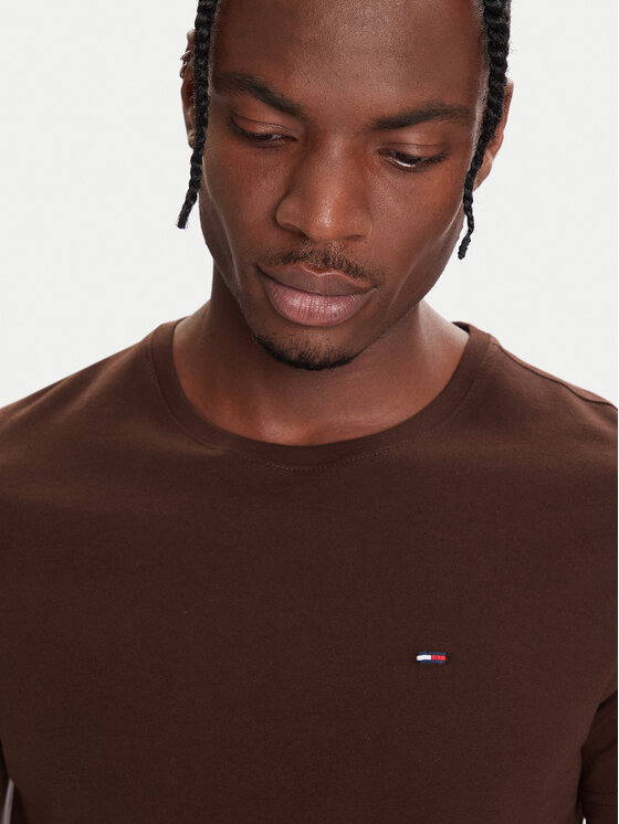 Tommy Jeans Tommy Jeans Marškinėliai DM0DM04411 Ruda Regular Fit