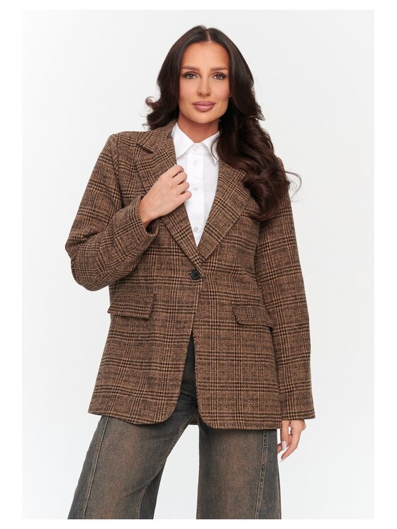 Makadamia Makadamia Marynarka C73 Loose Fit