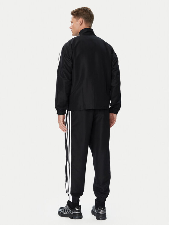 adidas adidas Спортивний костюм 3-Stripes Woven KY2301 Чорний Regular Fit