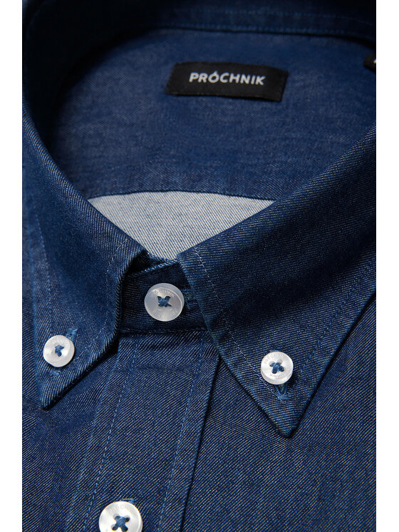 Próchnik Próchnik Koszula PM56 KO073125000017 Granatowy Slim Fit