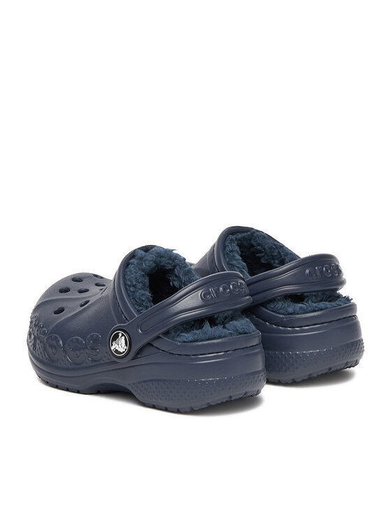 Crocs Crocs Şlapi C-BAYA LINED CLOG T 207501-463 Bleumarin
