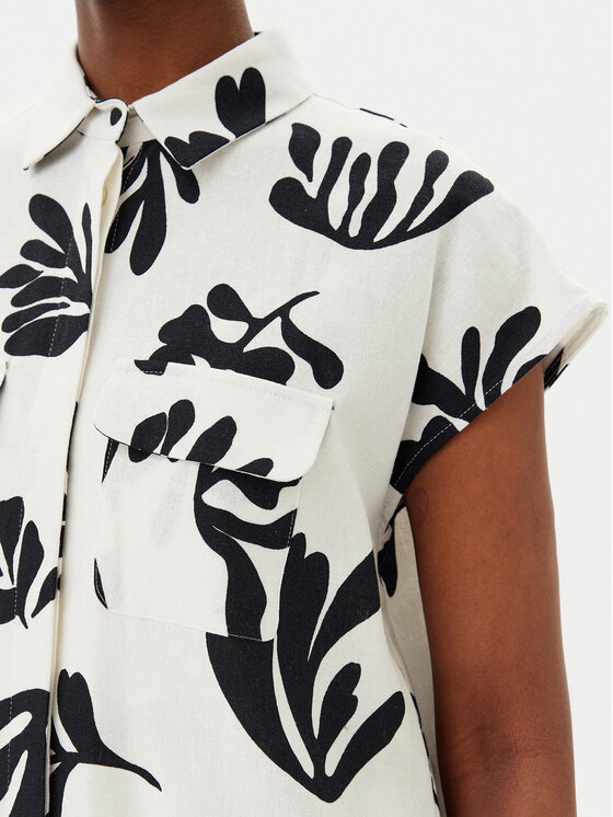 Marella Marella Camicia Addotto 2513111142200 Bianco Regular Fit