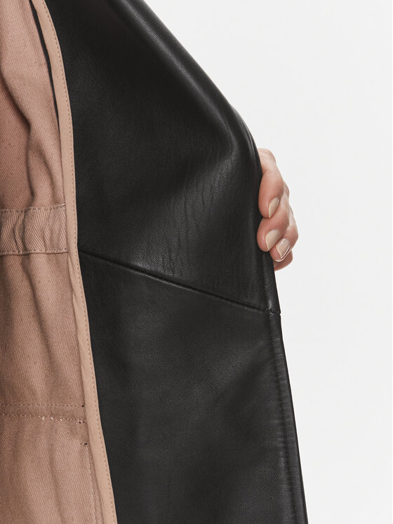 PINKO Pinko Striukė Plutone 103002 A1NH Smėlio Regular Fit
