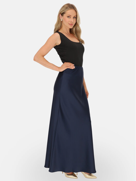 L’AF L’AF Spódnica maxi Kelli Granatowy Regular Fit