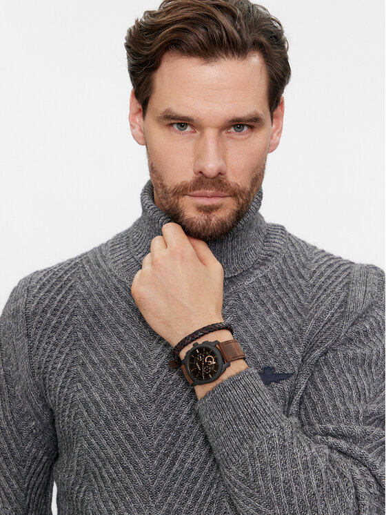 Fossil Fossil Часовник Machine FS5251SET Черен