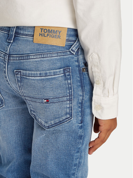 Tommy Hilfiger Tommy Hilfiger Traperice Scanton KB0KB09566 Plava Slim Fit
