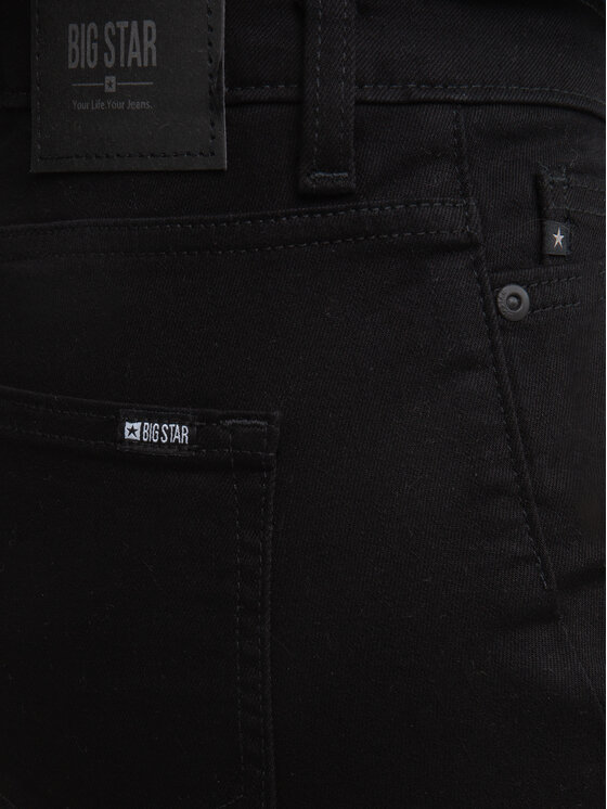 BIG STAR BIG STAR Jeansy KITTY HIGH WAIST Czarny Slim Fit