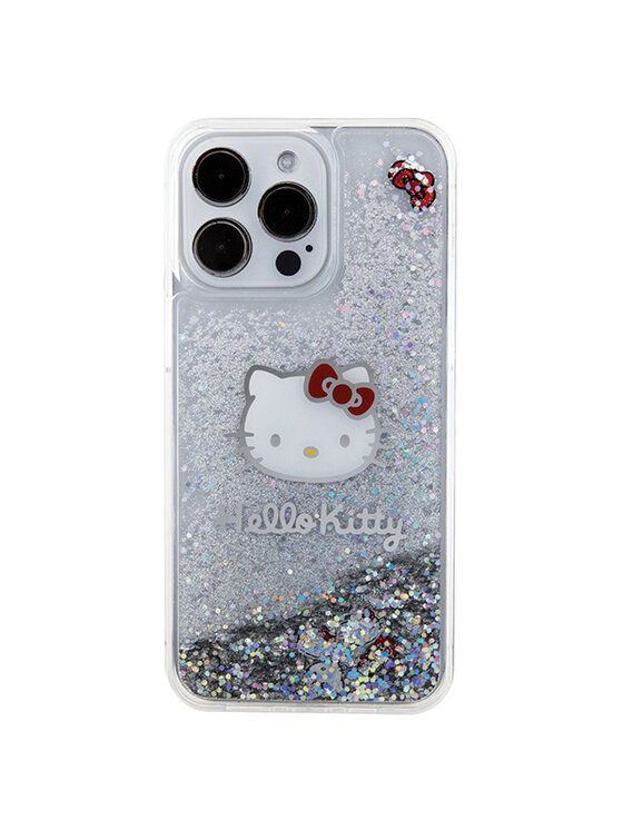 Hello Kitty Hello Kitty Etui na telefon iPhone 15 Pro Max Srebrny