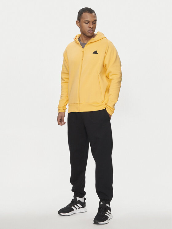 adidas adidas Bluza Z.N.E. Premium IR5237 Żółty Loose Fit