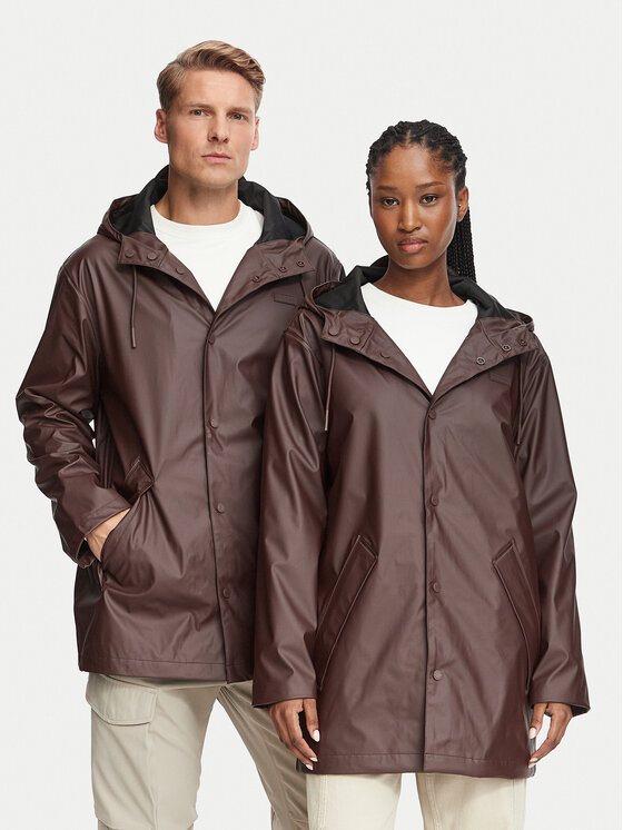 Hunter Hunter Μπουφάν αδιάβροχο Raincoat HARU0003242 Καφέ Regular Fit