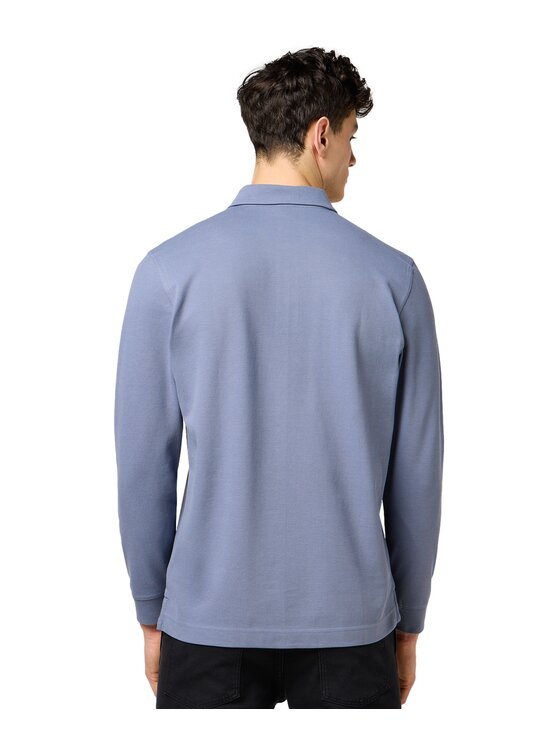 Wrangler Wrangler Polo 112371396 Niebieski Regular Fit