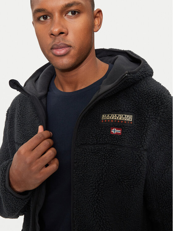 Napapijri Napapijri Jaka Polar T-Tynik NP0A4IA8 Melns Regular Fit