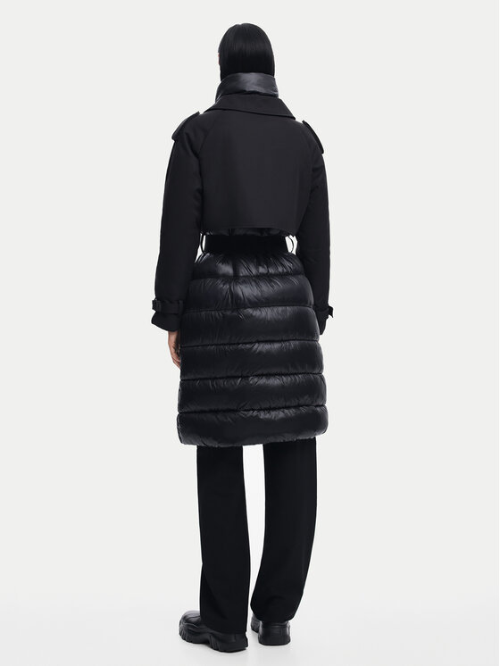 Desigual Desigual Winterjacke Estocolmo 24WWEW92 Schwarz Regular Fit