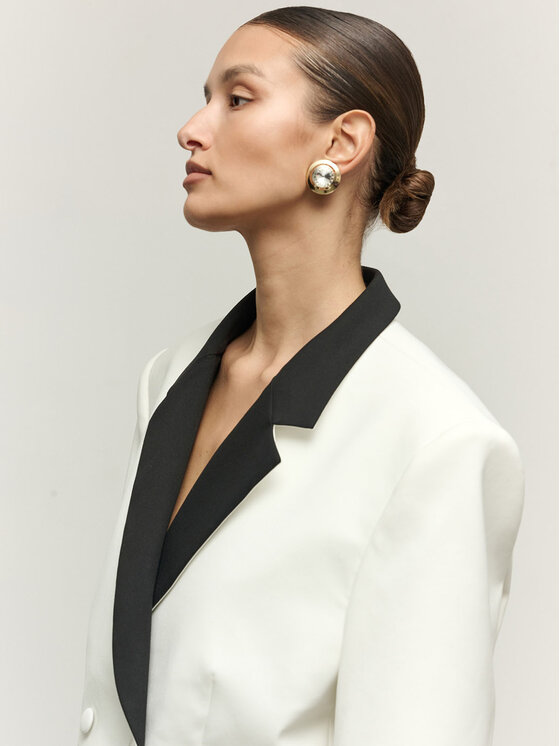 La Mania La Mania Giacca da abito CLASSY Bianco Classic Fit