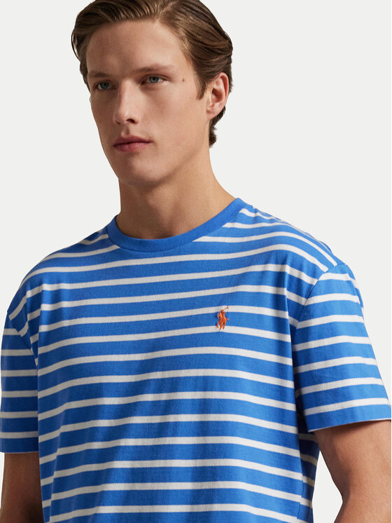 Polo Ralph Lauren Polo Ralph Lauren Majica 710938134006 Modra Slim Fit