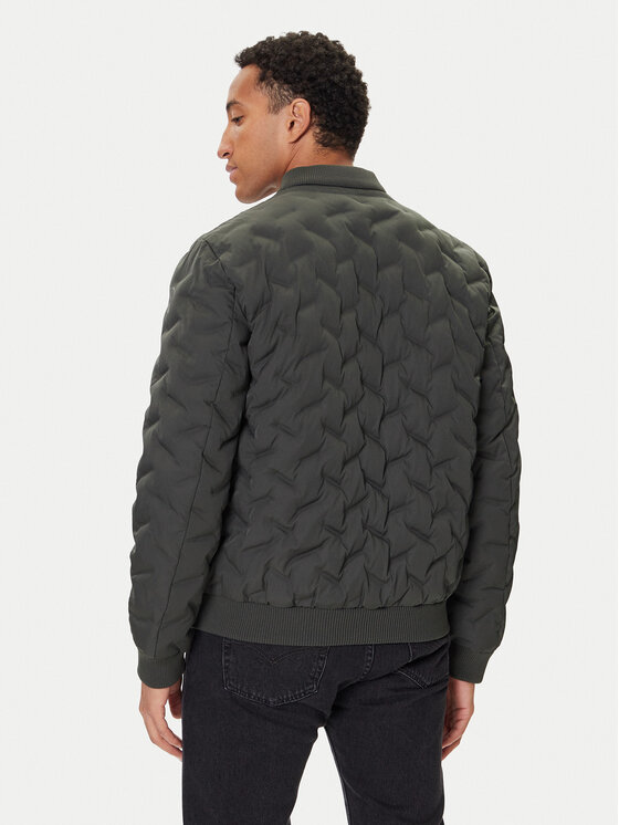 Geox Geox Bomber stila jaka Spherica M5628R T3271 F3251 Pelēks Regular Fit