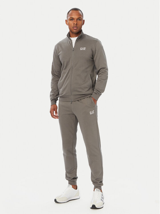 EA7 Emporio Armani EA7 Emporio Armani Majica dugih rukava 8NPM31 PJVRZ U8085 Siva Regular Fit
