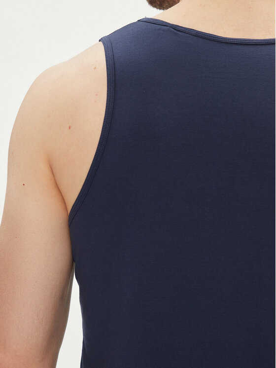 Guess Guess Tank top U97M02 KCD31 Tmavomodrá Regular Fit
