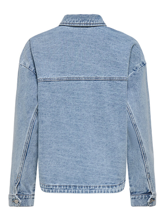 ONLY ONLY Džínsová bunda Lara 15372651 Modrá Regular Fit