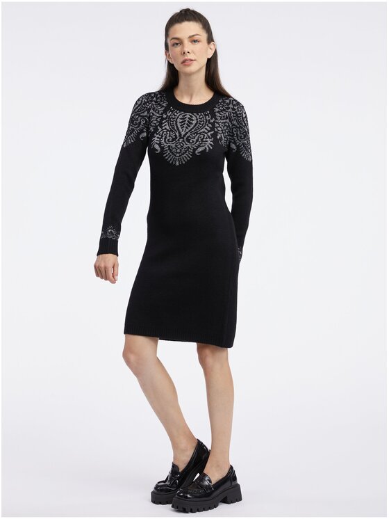 Orsay Orsay Sukienka 530416660000__M Czarny Regular Fit
