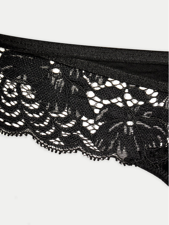 Hunkemöller Hunkemöller Brazílske nohavičky Lainey 205442 Čierna