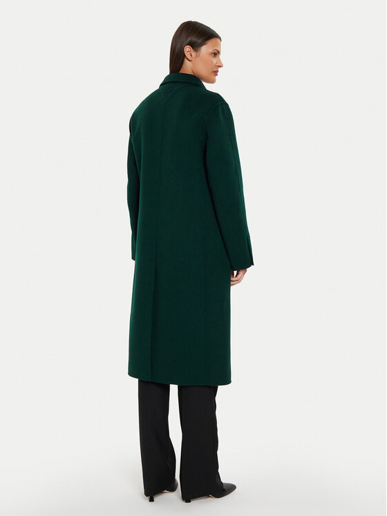 Tommy Hilfiger Tommy Hilfiger Palton de lână WW0WW42621 Verde Regular Fit