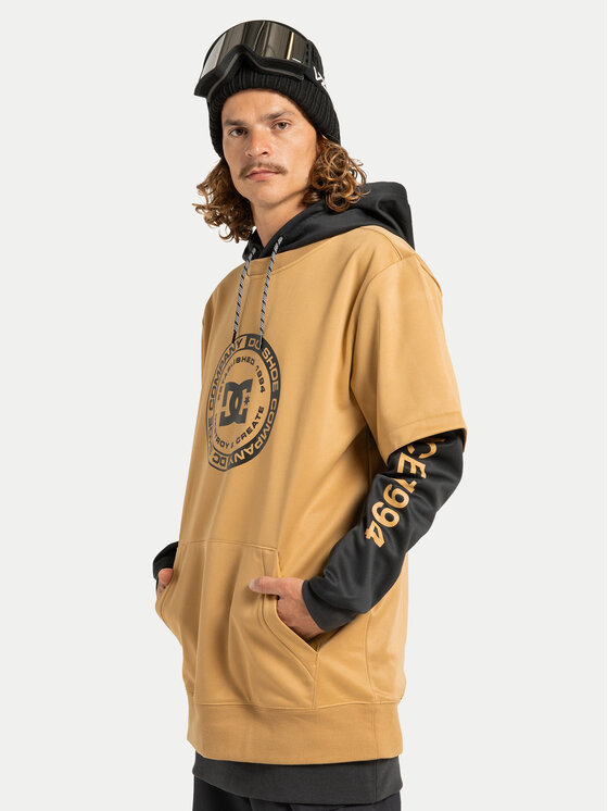 DC Shoes DC Shoes Džemperis Dryden ADYFT03440 Ruda Regular Fit