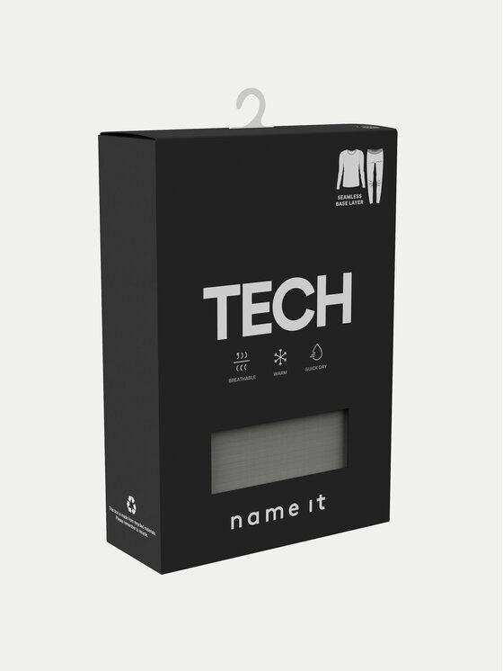 NAME IT NAME IT Komplet termoaktivního prádla 13233310 Šedá Regular Fit
