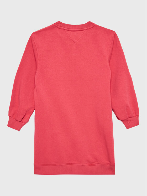 Tommy Hilfiger Tommy Hilfiger Trikotažinė suknelė Graphic KG0KG07007 M Rožinė Relaxed Fit