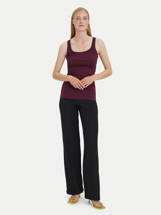 Vero Moda Vero Moda Top Maxi 10185110 Fioletowy Regular Fit