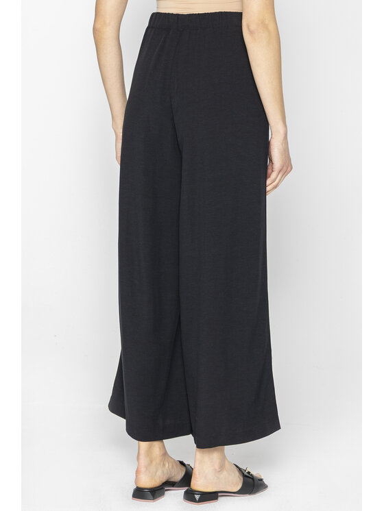 Deni Cler Milano Deni Cler Milano Spodnie materiałowe T-DC-5247-E2-20-90-1 Czarny Loose Leg