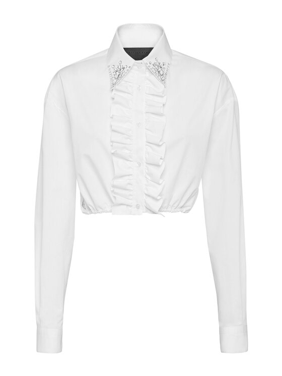 PHILIPP PLEIN PHILIPP PLEIN Koszula 2847 Biały Fitted Fit