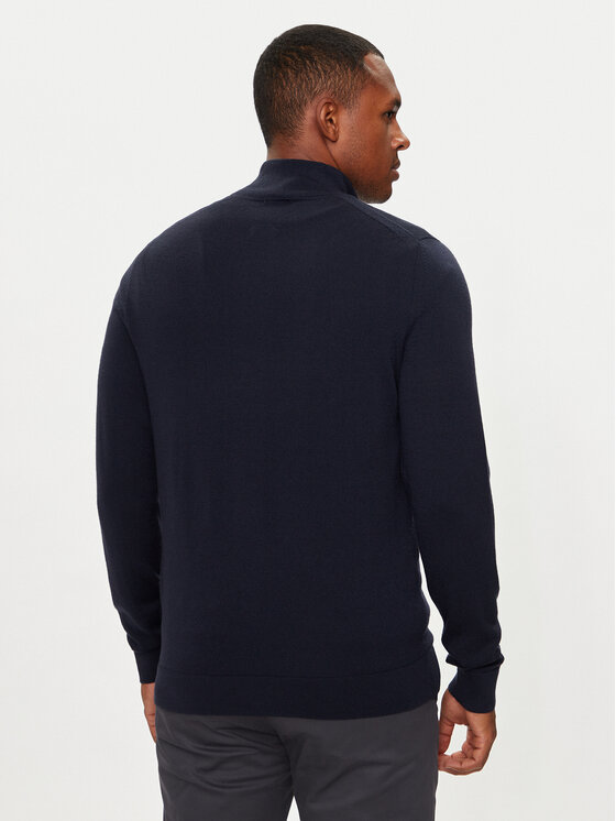 Calvin Klein Calvin Klein Sweter K10K110421 Granatowy Regular Fit