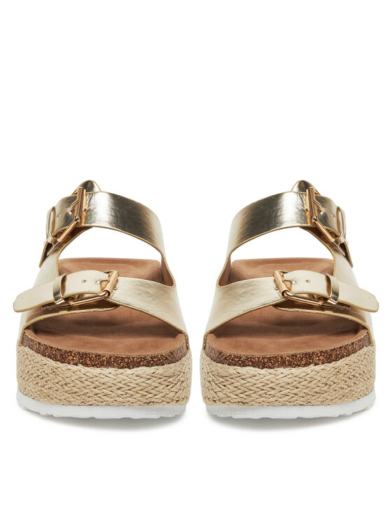 DeeZee DeeZee Espadrilles LB-P1690 Goldfarben