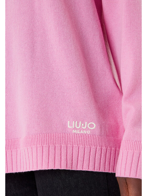 Liu Jo Sport Liu Jo Sport Dolčevita TF5179 MS026 Ružičasta Regular Fit