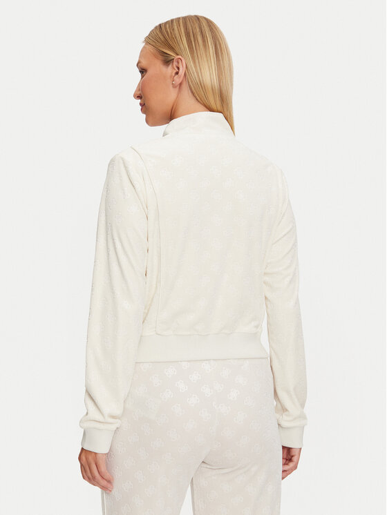 Guess Guess Majica dugih rukava V4BQ04 KCHS2 Écru Regular Fit