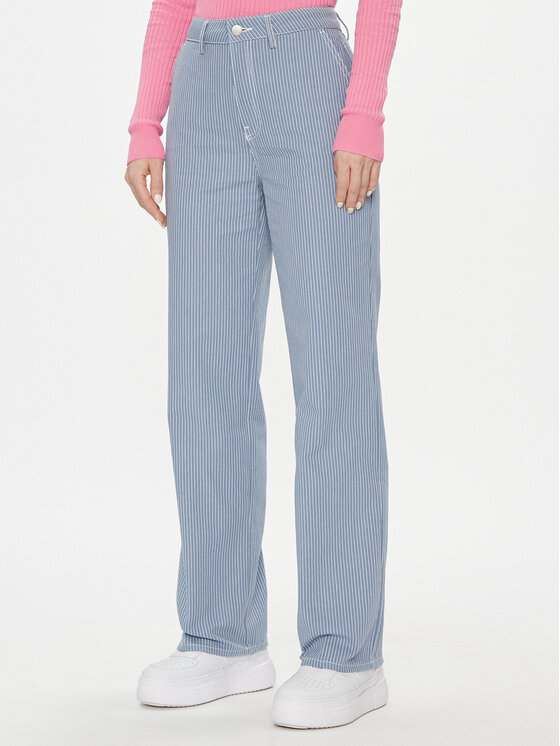 ONLY Bavlnené nohavice Merle 15312896 Sivá Wide Leg