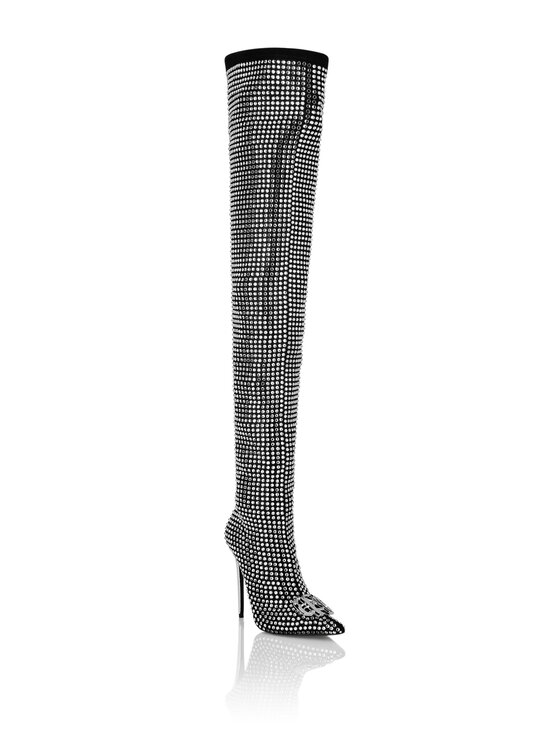 Kozaki PHILIPP PLEIN, Rozmiar 37, Czarne, 11499