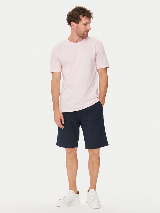 BOSS Boss T-shirt Tales 50508584 Rosa Relaxed Fit